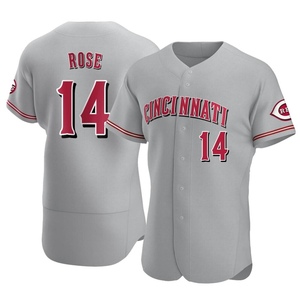 Pete Rose Men's Cincinnati Reds Throwback Jersey - White Authentic